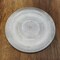Glass Dinner Plate Decorative Swirl Beaded Pattern 10.75 Inch